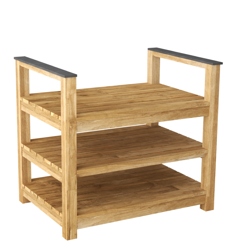 Príručný stolík pod gril Denver